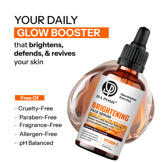 DA POSH Vitamin C Brightening Face Serum | Fades Dark Spots & Boosts Radiance