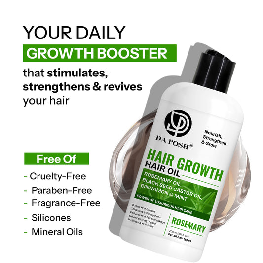DA POSH Hair Growth Hair Oil – Nourish, Strengthen & Grow