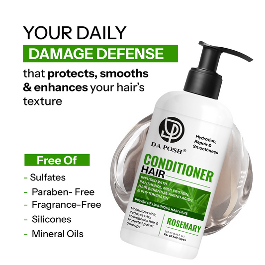 DA POSH Rosemary Hair Conditioner – Hair Growth & Hair Fall Control