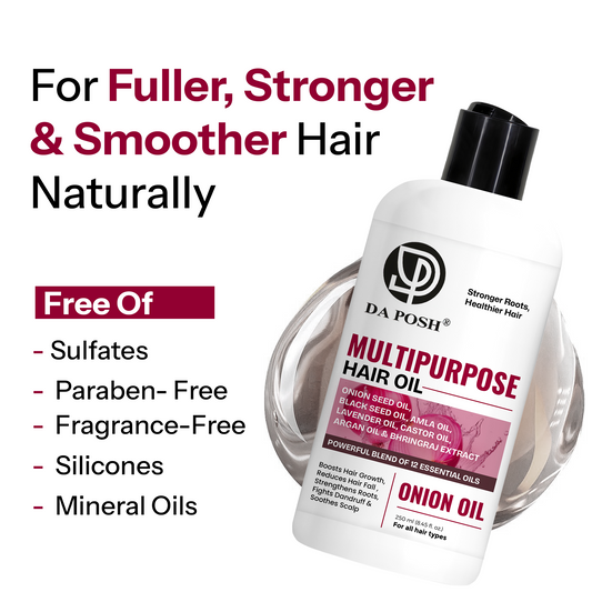 DA POSH Multipurpose Hair Oil – Stronger Roots & Healthier Hair