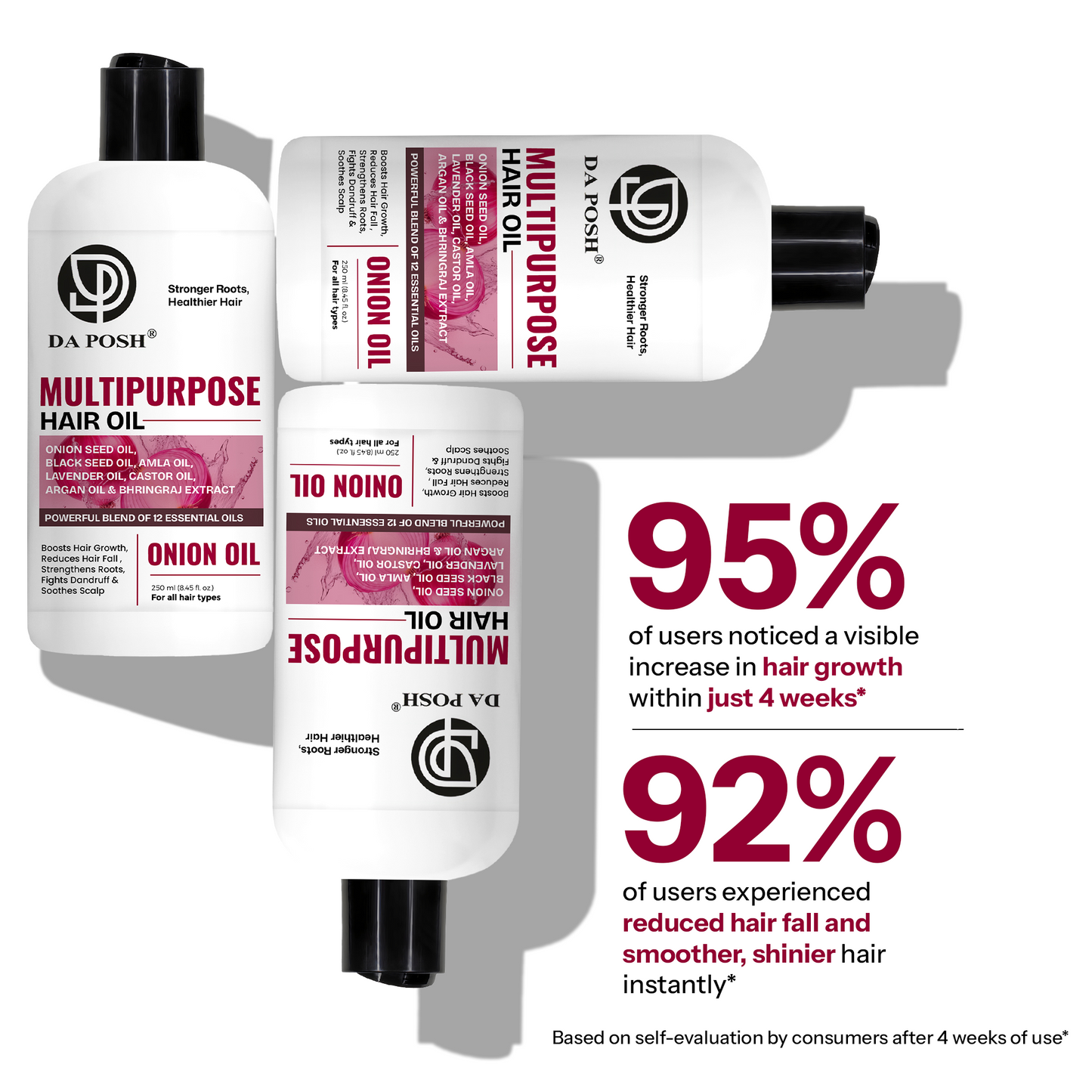 DA POSH Multipurpose Hair Oil – Stronger Roots & Healthier Hair