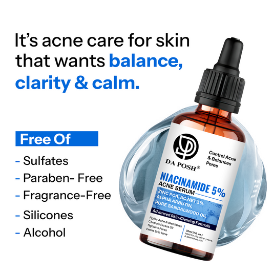 Daposh Niacinamide 5% Acne Serum – Clearer Skin, Balanced Pores