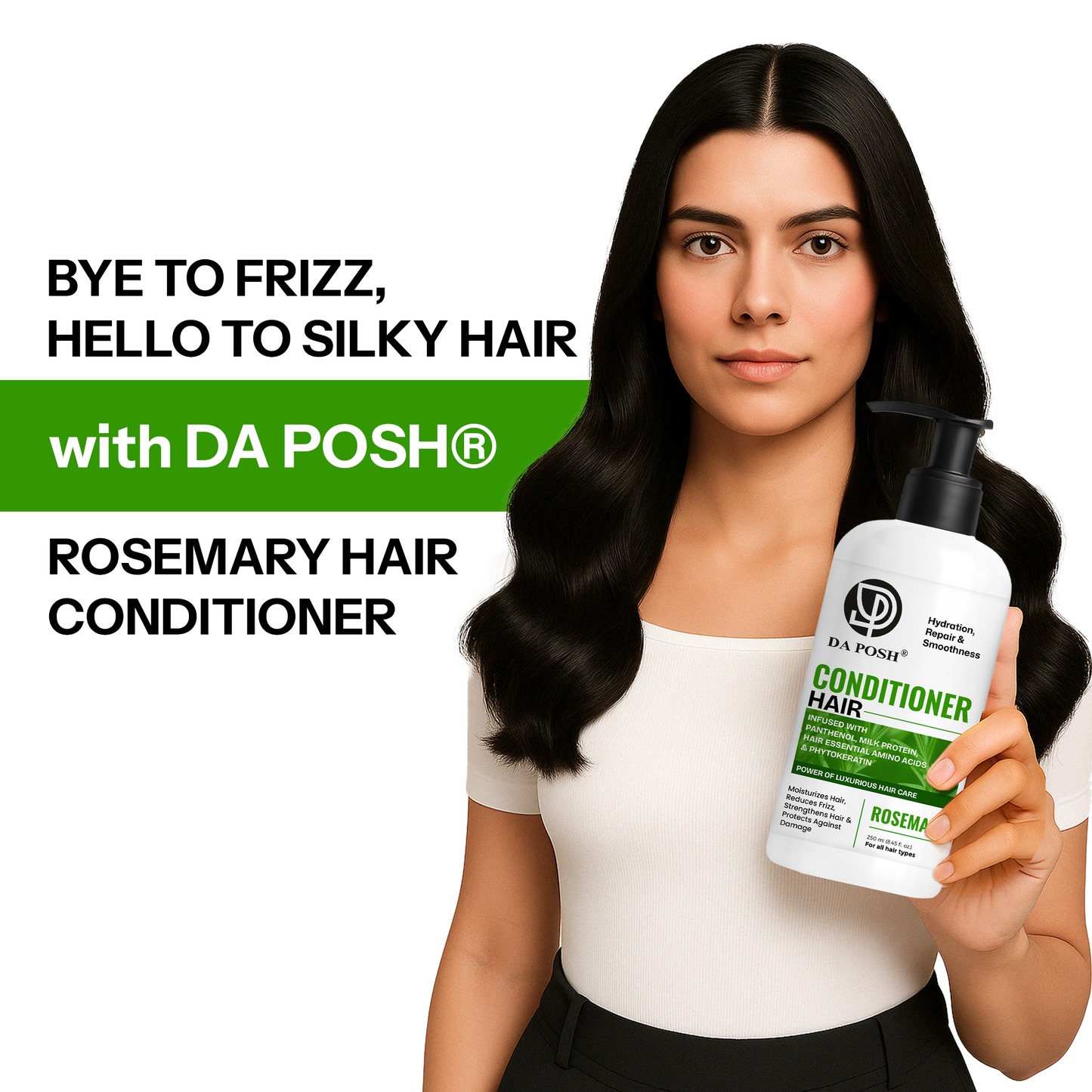 DA POSH Rosemary Hair Conditioner – Hair Growth & Hair Fall Control