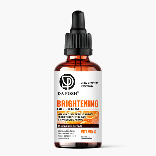 DA POSH Vitamin C Brightening Face Serum | Fades Dark Spots & Boosts Radiance